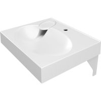 Раковина Paola Liguria 60x50 на стиральную машину Белая глянцевая — фото 2, Раковины