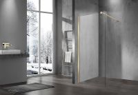 Товар: Душевая перегородка Vincea Walk-In 90 VSW-1H900CLG профиль Золото матовое стекло прозрачное - фото 3 Душевая перегородка Vincea Walk-In 90 VSW-1H900CLG профиль Золото матовое стекло прозрачное — фото 3, Душевые перегородки