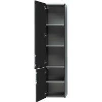 Товар: Шкаф пенал Aquanet Алвита 35 L 249618 подвесной Серый антрацит - фото 2 Шкаф пенал Aquanet Алвита 35 L 249618 подвесной Серый антрацит — фото 2, Пеналы для ванной комнаты