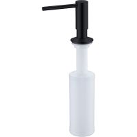 Дозатор для жидкого мыла WasserKRAFT K-1699 Черный матовый — фото 1, Дозаторы для кухонных моек