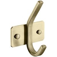 Двойной крючок Kaiser H0051 Бронза — фото 1, Крючки для полотенец