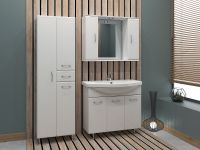 Товар: Шкаф пенал Stella Polar Концепт 54 SP-00000150 Белый - фото 5 Шкаф пенал Stella Polar Концепт 54 SP-00000150 Белый — фото 5, Мебель для ванной