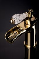 Товар: Смеситель для раковины Boheme Vogue Crystal 211-CRST Золото - фото 2 Смеситель для раковины Boheme Vogue Crystal 211-CRST Золото — фото 2, Смесители