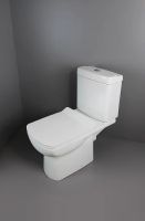 Унитаз компакт Creo Ceramique Tours TO1003N+TO1002RS с бачком и сиденьем Микролифт — фото 5, Унитазы