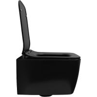 Унитаз Allen Brau Liberty 2 4.33007.31 подвесной Черный матовый без сиденья — фото 13, Подвесные унитазы