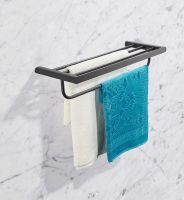 Товар: Полка для полотенец Milacio Ultra MCU.965.MB Чёрная матовая - фото 3 Полка для полотенец Milacio Ultra MCU.965.MB Чёрная матовая — фото 3, Полки для полотенец