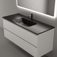 Товар: Тумба под раковину Sancos Cento 120 CN120-1W подвесная Белый глянец - фото 6 Тумба под раковину Sancos Cento 120 CN120-1W подвесная Белый глянец — фото 6, Мебель для ванной