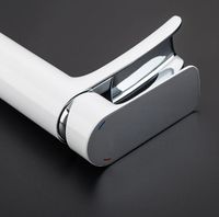 Смеситель для раковины Gappo G48 G1048-8 Белый Хром — фото 6, Смесители