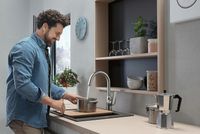 Смеситель для кухни Hansgrohe Focus M421-H220 71802000 Хром — фото 6, Смесители для кухни