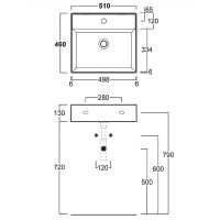 Товар: Раковина Simas Agile 51 AG51 nero matt*1 Черная матовая - фото 3 Раковина Simas Agile 51 AG51 nero matt*1 Черная матовая — фото 3, Раковины