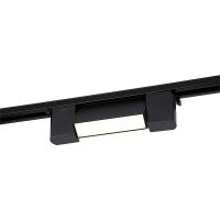 Трековый светильник Crystal Lux CLT 0.31 010 6W BL M4000K Черный — фото 1, Трековые светильники