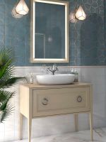 Керамический бордюр Kerama Marazzi Витраж Карандаш Бисер желтый POD005 0,6х20 см — фото 2, Керамическая плитка