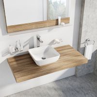 Раковина-чаша Ravak Uni Slim 38 XJX01138001 Белая — фото 3, Раковины накладные