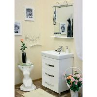 Тумба под раковину Sanflor Одри 70/2 Н0000000108 Белая — фото 4, Тумбы под раковину