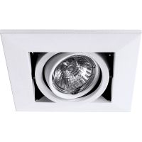 Встраиваемый светильник Artelamp Cardani piccolo A5941PL-1WH Белый — фото 1, Точечные светильники