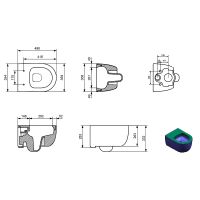 Унитаз Allen Brau Priority 4.31002.AN подвесной Антрацит без сиденья — фото 14, Унитазы