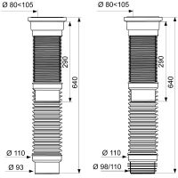 Гофрированная труба Wirquin 70984961 Белая — фото 6, Гофры и отводы
