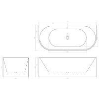 Товар: Акриловая ванна Ceruttispa Ceza's W 170x80 СT9765 без гидромассажа - фото 6 Акриловая ванна Ceruttispa Ceza's W 170x80 СT9765 без гидромассажа — фото 6, Акриловые ванны