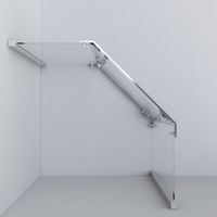 Душевой уголок Vincea Stresa 90x90 VSP-1S900CH профиль Хром стекло шиншилла — фото 5, Душевые уголки трапеция