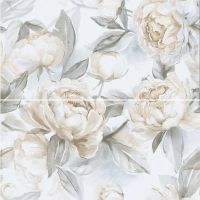 Керамогранит Staro Slim Decors Elite Peonies Decor A+B Matt (2 шт в компл) 60х120 см — фото 1, Керамогранит