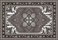 Фреска Ortograf Arabesque 33430 Фактура флок FLK Флизелин (3,9*2,7) Серый, Орнамент — фото 2, Фрески