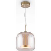 Подвесной светильник Maytoni Modern Madmen MOD128PL-L6AM Янтарный Бронза — фото 1, Подвесные светильники