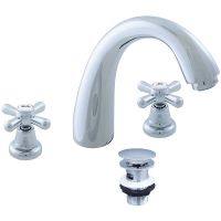 Смеситель для раковины Rav Slezak Morava retro Хром арт-MK133.5 — фото 1, Смесители для раковины