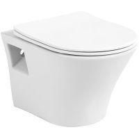 Унитаз Sintesi Rink SIN-TS-RNK-161 подвесной Белый с сиденьем Микролифт — фото 2, Подвесные унитазы