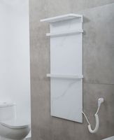 Товар: Электрический полотенцесушитель Black&White Universe 40x90 388WM с полкой Белый - фото 3 Электрический полотенцесушитель Black&White Universe 40x90 388WM с полкой Белый — фото 3, Электрические полотенцесушители