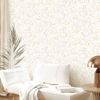 Обои Andrea Rossi Cheradi 54394-2 Винил на флизелине (1,06*10,05) Бежевый/Разноцветный, Цветы — фото 3, Обои для стен