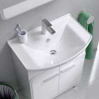 Тумба под раковину Aqwella Корсика 65 Kor.01.06 Белая — фото 2, Мебель для ванной