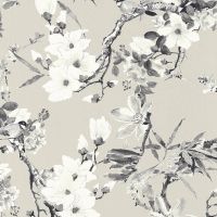 Обои Livingwalls Michalsky 3 36498-3 Винил на флизелине (0,53*10,05) Серый, Цветы — фото 1, Обои для стен