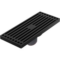 Душевой трап Orange 200x80 TR01-009b с Черной матовый решеткой — фото 1, Трапы для душа