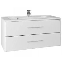 Тумба под раковину СанТа Омега 100 207028 подвесная Белая — фото 1, Мебель для ванной