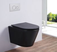 Унитаз Esbano Clavel ESUPCLAVBM подвесной Черный матовый с сиденьем Микролифт — фото 2, Подвесные унитазы