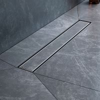 Душевой лоток AM.PM MasterFlow 50 W01SC-U11-050-04SB с решеткой Хром матовый / под плитку Tile — фото 10, Душевые лотки