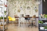 Товар: Фреска Ortograf Aurora 34101 Фактура бархат FX Флизелин (5*3) Розовый/Зеленый, Цветы/Птицы - фото 3 Фреска Ortograf Aurora 34101 Фактура бархат FX Флизелин (5*3) Розовый/Зеленый, Цветы/Птицы — фото 3, Фрески