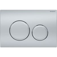 Клавиша смыва Geberit Delta20 115.127.46.1 Хром матовый — фото 1, Кнопки смыва