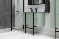 Тумба под раковину Allen Brau Reality 90 1.32006.CGM подвесная Олива матовая — фото 81, Тумбы под раковину