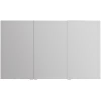 Зеркальный шкаф BelBagno 120 SPC-3A-DL-BL-1200 с подсветкой Сатин — фото 1, Мебель для ванной