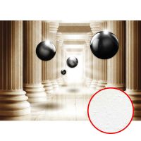 Фреска Ortograf 3D 6660 Фактура бархат FX Флизелин (2,5*1,8) Бежевый/Черный, Архитектура/Абстракция арт-6660 (бархат FX) — фото 1, Фрески