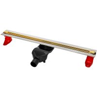 Душевой лоток Berges Super Slim 800 092154 с решеткой Золото глянец — фото 1, Душевые лотки