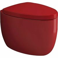 Унитаз Bocchi Etna 1116-019-0129 подвесной Красный глянцевый без сиденья — фото 2, Унитазы