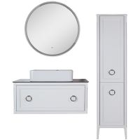 Зеркало ASB-Woodline Марика 85 12222 с подсветкой с сенсорным выключателем — фото 2, Мебель для ванной