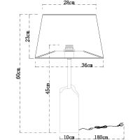 Товар: Настольная лампа Artelamp Porrima A4028LT-1PB Белая Полированная медь - фото 6 Настольная лампа Artelamp Porrima A4028LT-1PB Белая Полированная медь — фото 6, Настольные лампы