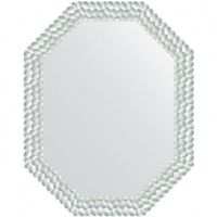 Зеркало Evoform Polygon 96х76 BY 7304 в багетной раме - Перламутровые дюны 89 мм — фото 1, Мебель для ванной