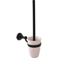 Ершик для унитаза Rav Slezak Morava MKA0500CMAT Черный матовый — фото 1, Ершики для унитаза