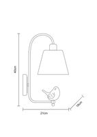 Настенный светильник Artelamp Passero Белый Серый арт-A4289AP-1WH — фото 3, Бра