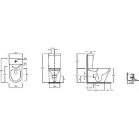 Унитаз компакт Jacob Delafon Rodin+ UJAB102-00 без бачка и сиденья — фото 8, Напольные унитазы