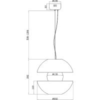 Товар: Подвесной светильник Maytoni Modern Rebel MOD322PL-L6G3K Золото - фото 6 Подвесной светильник Maytoni Modern Rebel MOD322PL-L6G3K Золото — фото 6, Подвесные светильники